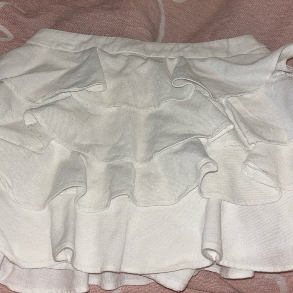 Skirt with built in shorts, Zipper on the side